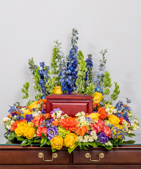 Vibrant Memorial Wreath